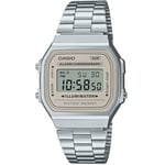 Casio Silver Unisexs Digital Watch Casio Collection Vintage A168WA-8AYES