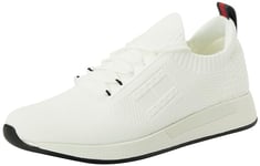 Tommy Jeans Baskets de Running Homme Chaussures de Sport, Blanc (Ecru), 43