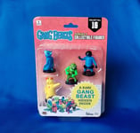 Gang Beasts 4 Figure Pack + 1 Rare Hidden Figure - Pack 3 Brand New Sealed