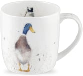 Portmeirion Home & Gifts Wrendale Designs by Royal Worcester Duck Guard Mug, Bo