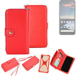 Wallet Mobile phone cover Nokia 5.3 Phone protective Case red