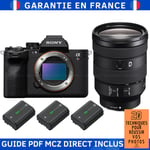 Sony A7R V + FE 24-105mm f/4 G OSS + 3 Sony NP-FZ100 + Guide PDF MCZ DIRECT '20 TECHNIQUES POUR RÉUSSIR VOS PHOTOS