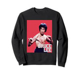 Bruce Lee Claw Marks Fighting Pose Poster Sweatshirt