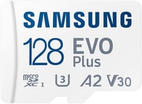 Carte Memoire 128G Micro Sd Evo Plus 2024 Avec Adaptateur Sd Classe 10 Lecture 160 Mo/S Ecriture 160 Mo/S Mb-Mc128Sa/Eu[SDK200318]