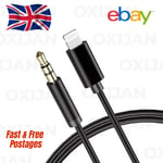 3.5mm Jack AUX Adapter Cable Cord to Car Audio For iPhone 14 13 12 11 XS X 8 7