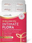 Intimate Flora Probiotics for Women with Vit B6 & Cranberry - 20 Billion CFU