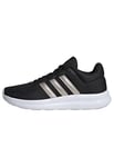 adidas Women's LITE Racer 4.0 Shoes, Core Black/Champagne/Champagne, 7 UK