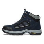 Peter Storm Mens Camborne Mid Walking Boots with Ankle Support - Navy - Size UK 9