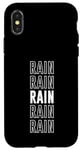 Coque pour iPhone X/XS Pluie