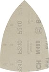 Bosch Professional 10x Abrasifs réticulés Expert M480 (pour Bois dur, Peinture sur bois, 100x150 mm, Grain 240, Accessoires Ponceuse Multi)
