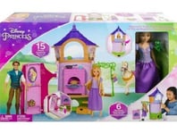 Set Tour de Raiponce - Poupée Mannequin Disney Princesse Raiponce - 15 Pieces