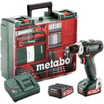 Perceuse-visseuse 12V Powermaxx BS12 + 2 batteries 2Ah + chargeur + coffret standard - METABO - 601036870