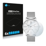 6x Film Protection Ecran pour Skagen Hagen Connected Hybrid Smartwatch (42 mm)