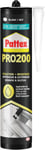 Colle Fixation PRO200, mastic de fixation polymère à très fort maintien immédiat, intérieur et extérieur, coloris blanc , cartouche 480 g