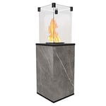 Chauffage extérieur Gaz Patio Mini quarz Natur Piet Grey contrôle Manuel 8,2 KW