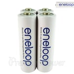 4 x Panasonic Eneloop AA batteries 2000mAh Rechargeable Ni-MH Accu BK-3MCCE LR06