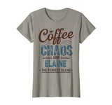 ELAINE Personalized Cute Coffee Girls ELAINE Name T-Shirt