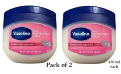 2 X Vaseline Baby Protecting Petroleum Jelly 450ml