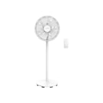 OCEANIC Ventilateur de pied digital - 50 W - Ø 40 cm - 3 vitesses - Oscillant - Inclinable - Blanc