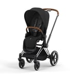 Cybex, Sportsvogn, Platinum Line, Priam - Sepia Black/Chrome Brown