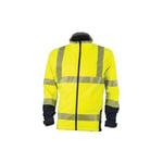 Coverguard - Veste Softshell station access hi-viz jaune fluo/bleu marine tm 7STAYM