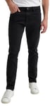 Rustler Men's Slim Jeans, Black Rinse, 34 W/32 L