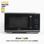 Drew&Cole Microwave Air Fryer Oven Combo 3-in-1 25l
