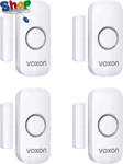 Wireless  Magnetic  Door  and  Window  Alarm  Sensor  4  Pack  2  Modes  Window