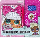 LOL Surprise Girls Secret Sequin Diary Set UV Pen Hidden Messages Girls Journal 