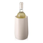 Vacu Vin Hexo Wine Chiller - Reusable, 2-in -1 Wine Bottle Cooler - Sand - Cooler Sleeve for Standard Size Bottles - Insulated Wine Bottle Chiller Made with Recycled Materials