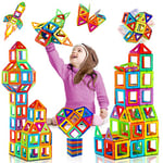 Construction Magnetique Enfant 3 4 5 6 Ans Garcon Fille 38PCS Blocs Jouet Jeux de Construction Cadeaux D'anniversaire de Noël