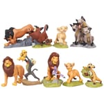 9 st/set Lejonkungen Simba Nala Timon Modellfigur PVC Actionfigurer Klassiska Leksaker Bästa Julklappar[GL]