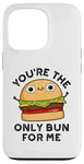 Coque pour iPhone 13 Pro Tu es le seul pain pour moi, jeu de mots amusant à hamburger