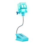 Paladone Lampe de lecture Minecraft Allay à clipser – Lampe de lecture sous licence officielle, lampe à clip avec câble flexible, avec tête en forme de foule, 3 modes d'éclairage, alimentation par