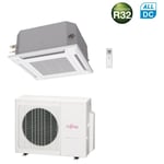 Fujitsu - climatiseur cassette 4 voies série kv eco 12000 btu r-32 cod. auxg12kvla a++ - new