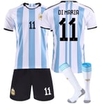 22-23 World Cup Argentina National 11# DI MARIA Fotbollströjor Vuxna barn 26