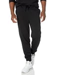 Amazon Essentials Men's Lightweight French Terry Jogging Bottoms (Available in Big & Tall), Black, XXL