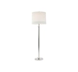 Simple golvlampa silver/linne