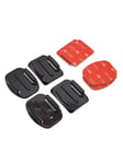 Set of Flat and curve adhesive mount Telesin 3M for GoPro