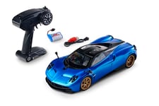 Carson 500404306 1:14 Pagani Huaira 2.4G 100% RTR Bleu - Voiture télécommandée, éclairage LED, Voiture RC, véhicule RC, Voiture RC 1:14, Jouet télécommandé