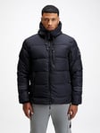 Zavetti Canada Cavatalli Padded Parka Coat - Black, Black, Size M, Men