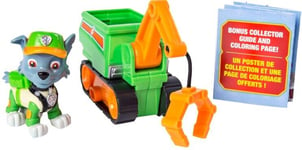 PAW Patrol Ultimate Rescue, Rocky’s Mini Crane Cart with Collectible Figure