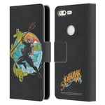 AQUAMAN AND THE LOST KINGDOM GRAPHICS LEATHER BOOK CASE FOR GOOGLE PHONES