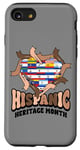 Coque pour iPhone SE (2020) / 7 / 8 Mois du patrimoine hispanique Pays espagnols Drapeau Coeur