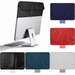 Computer Back Pocket PU Leather Display Cover Dustproof For Apple 24 Inch IMac