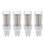 COMY Ampoule LED GU10 8W Lampes GU10 LED Blanc Chaudes équivalent Ampoules à Incandescence 80W, 800LM 3000K Ampoules maïs GU10 culot Ampoule Maison LED Non Dimmable, Lot de 4,110V~130V