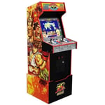 Borne arcade - ARCADE1UP - Legacy Street Fighter - 14 jeux - 50 x 154 x 52 cm - Chapiteau lumineux inclus