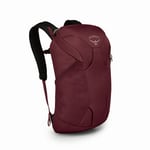 Osprey Farpoint / Fairview Daypack – lätt dagsryggsäck 15 L (unisex / dam / herr) - Zircon Red