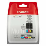 Original Ink Cartridge Canon CLI-551 C/M/Y/BK w/sec