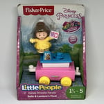 New Little People Disney Princess Parade Belle And Lumiere’s Float Playset